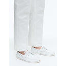 Mocasines Náuticos De Piel Napa - Blanco