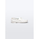 Mocasines Náuticos De Piel Napa - Blanco