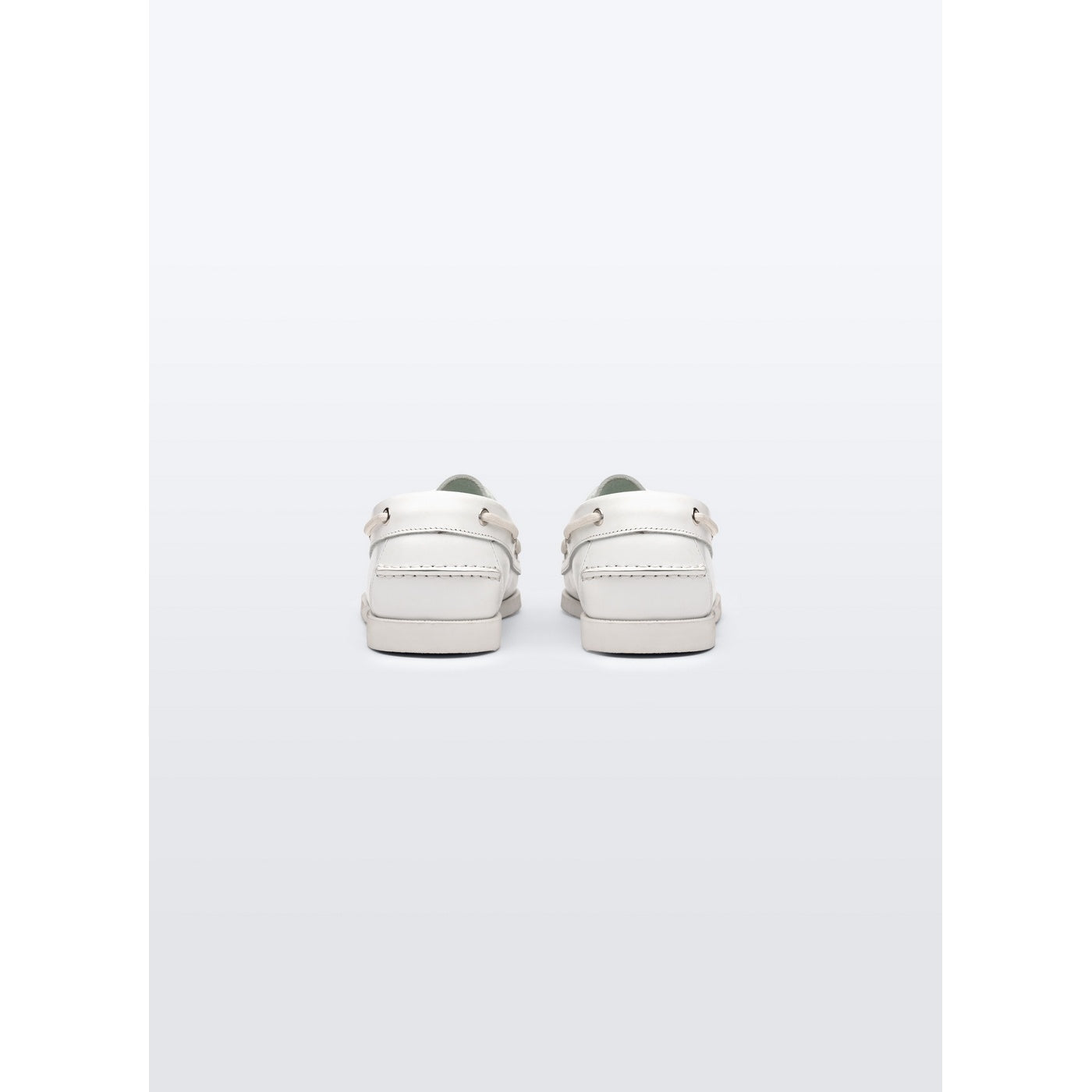Mocasines Náuticos De Piel Napa - Blanco