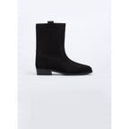 Fursac - Bottes Style Camarguaises En Croûte De Cuir - Noir