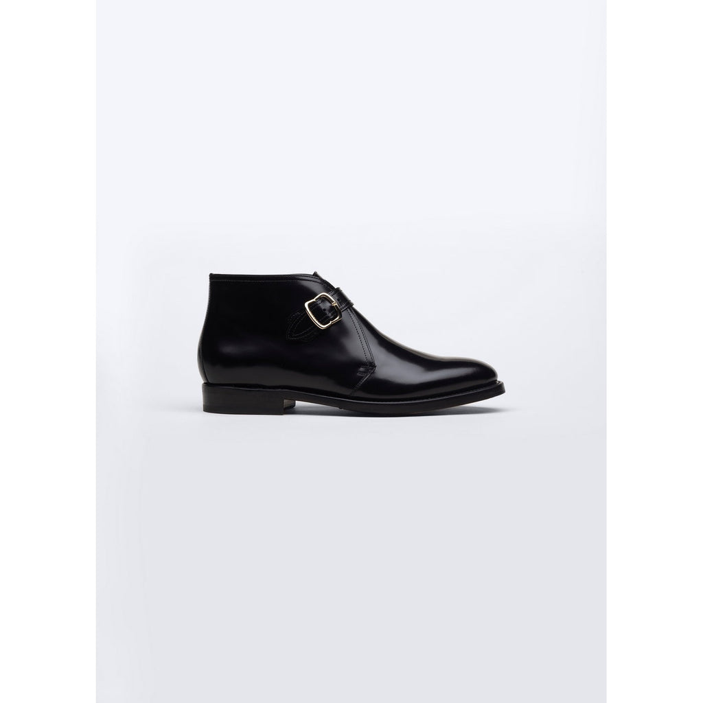 Fursac - Bottines À Boucle En Cuir - Noir