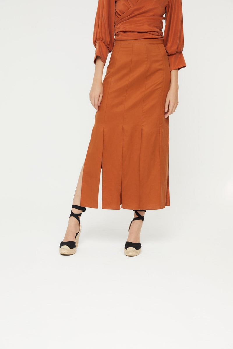 Jupe Brides Lin Caramel