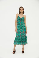 Robe Ibiza Indienne Vert