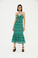 Robe Ibiza Indienne Vert