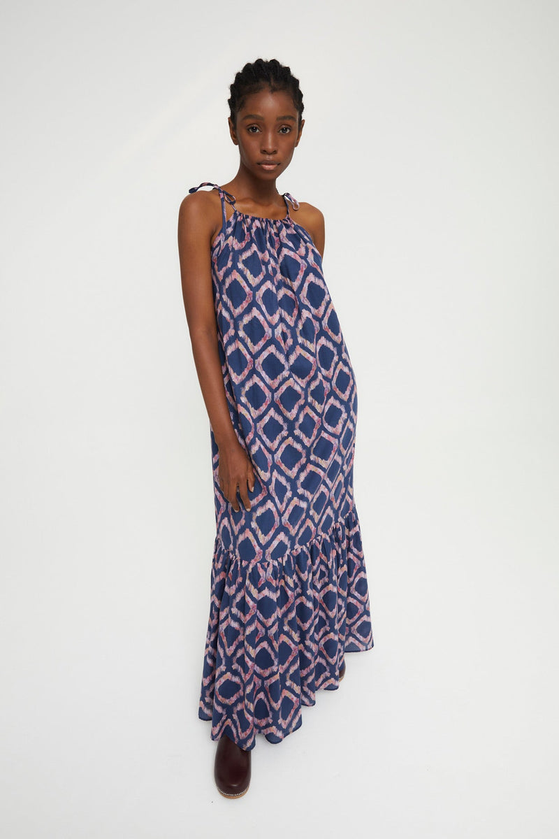 Robe Escal Ajouré Bleu