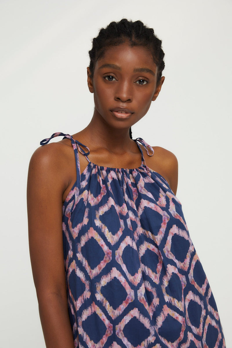 Robe Escal Ajouré Bleu