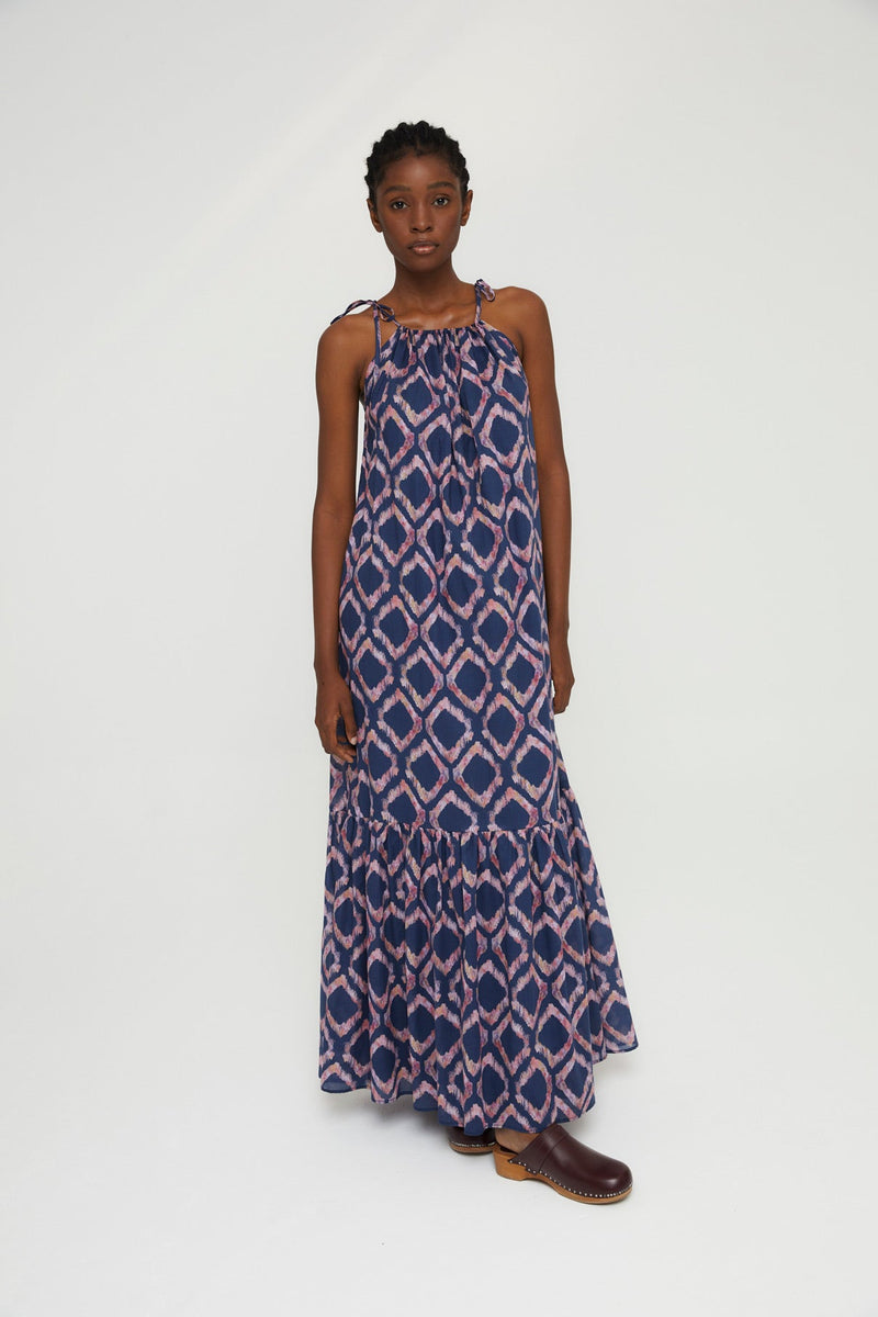 Robe Escal Ajouré Bleu