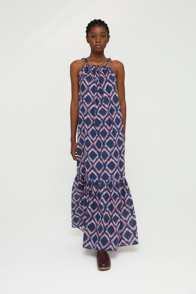 Robe Escal Ajouré Bleu