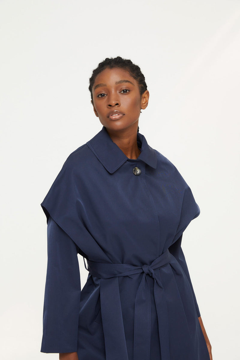 Trench Cape Pluie Marine
