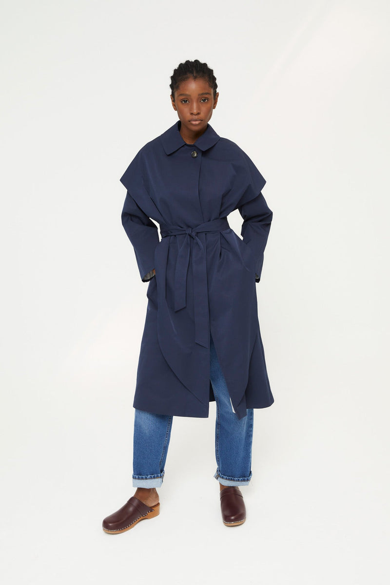 Trench Cape Pluie Marine