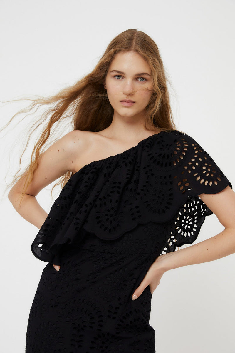 Robe Découpé Découpé Noir
