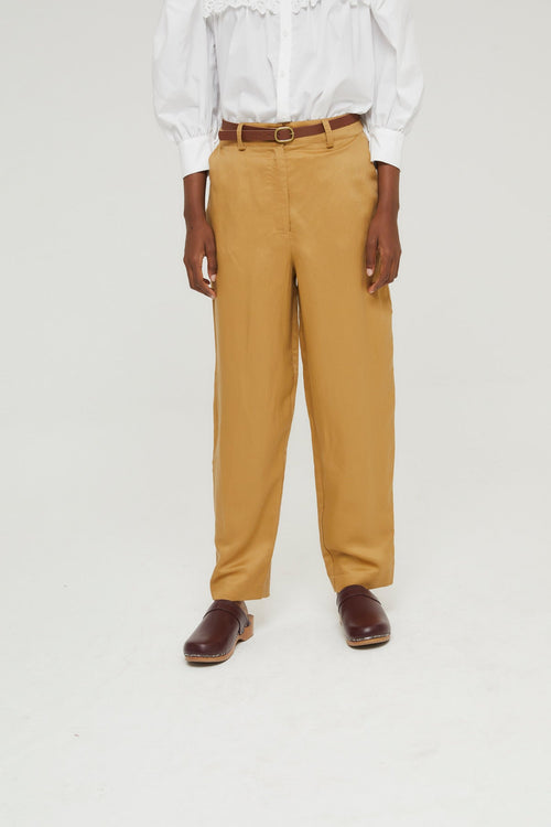 Pantalon Gardo Lin Ocre