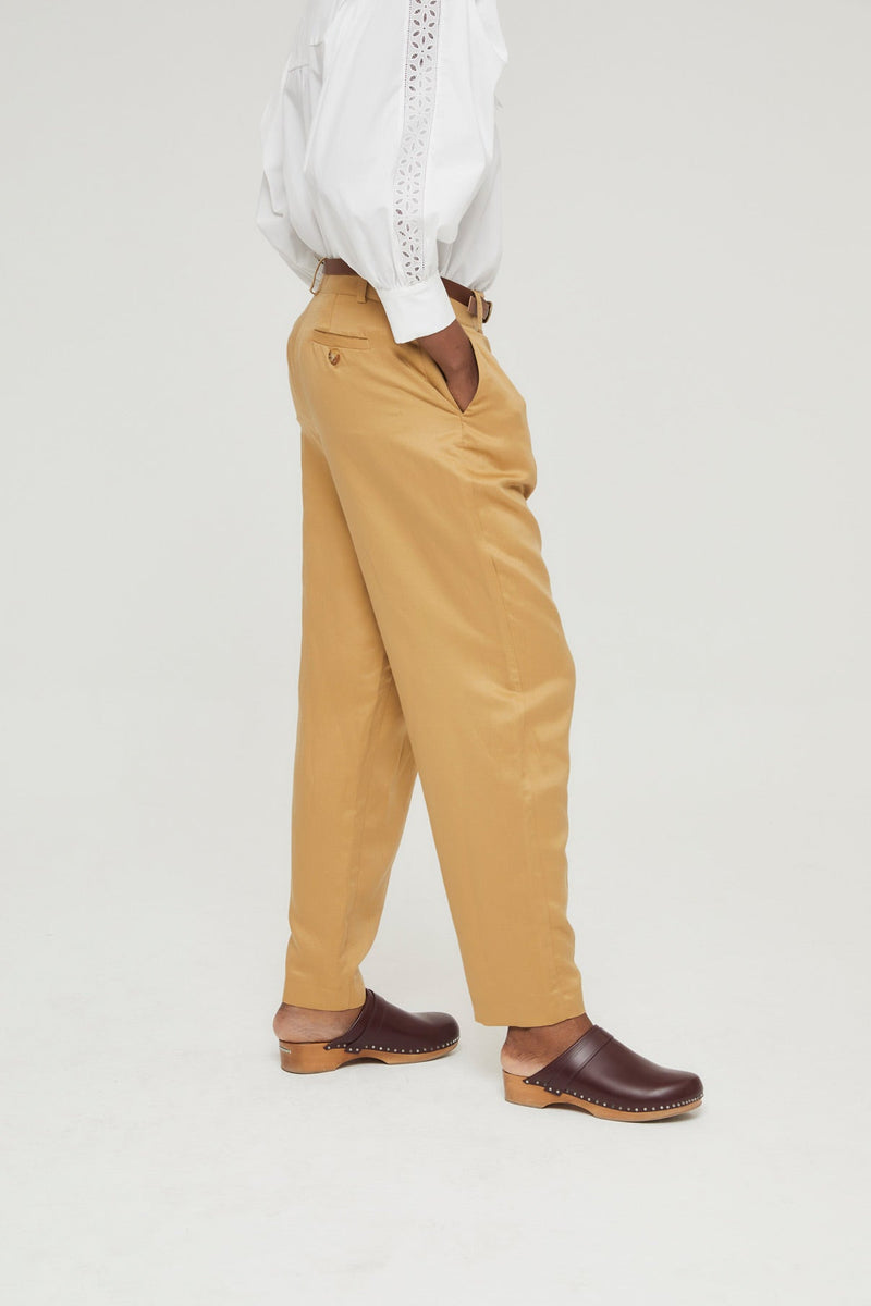 Pantalon Gardo Lin Ocre