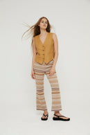 Pantalon Sixties Crop Gobi Nude