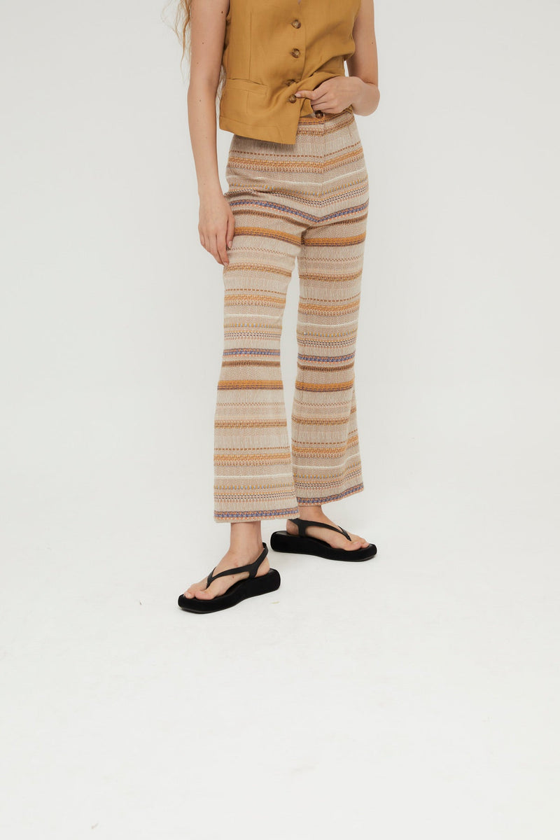 Pantalon Sixties Crop Gobi Nude
