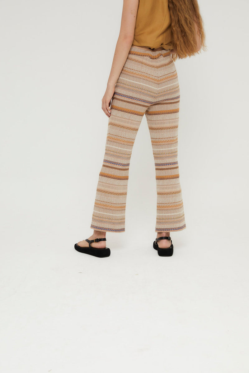 Pantalon Sixties Crop Gobi Nude