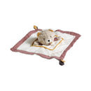 Doudou Mouchoir Ours En Velours Beige