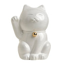 Maneki Neko - LD Studio - 15 Cm - Blanc Et Or