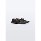 Fursac - Mocasines de piel granulada - Negro - Hombre