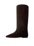 Bottes Leaves On The Ground - Marron
