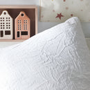 Comforter Set (Cover + Pillowcases) - 100% Cotton Gauze - Craie