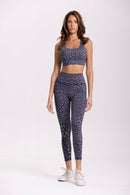 Legging Asa - Bleu Leopard