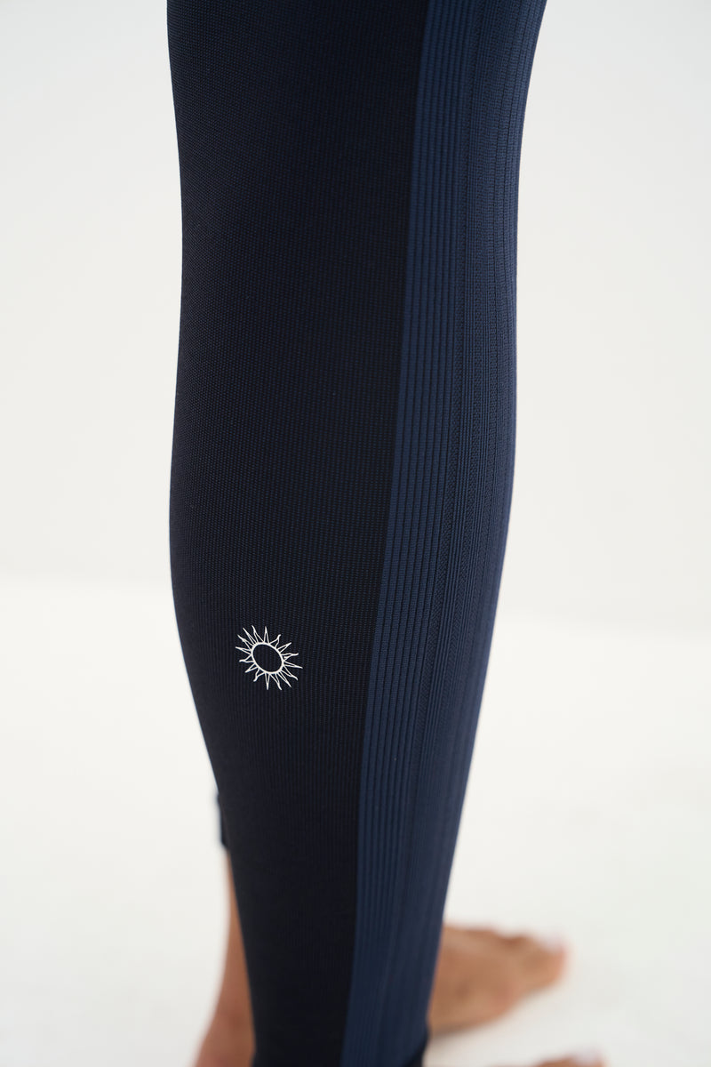 Malte Leggings - Black And Blue - Women