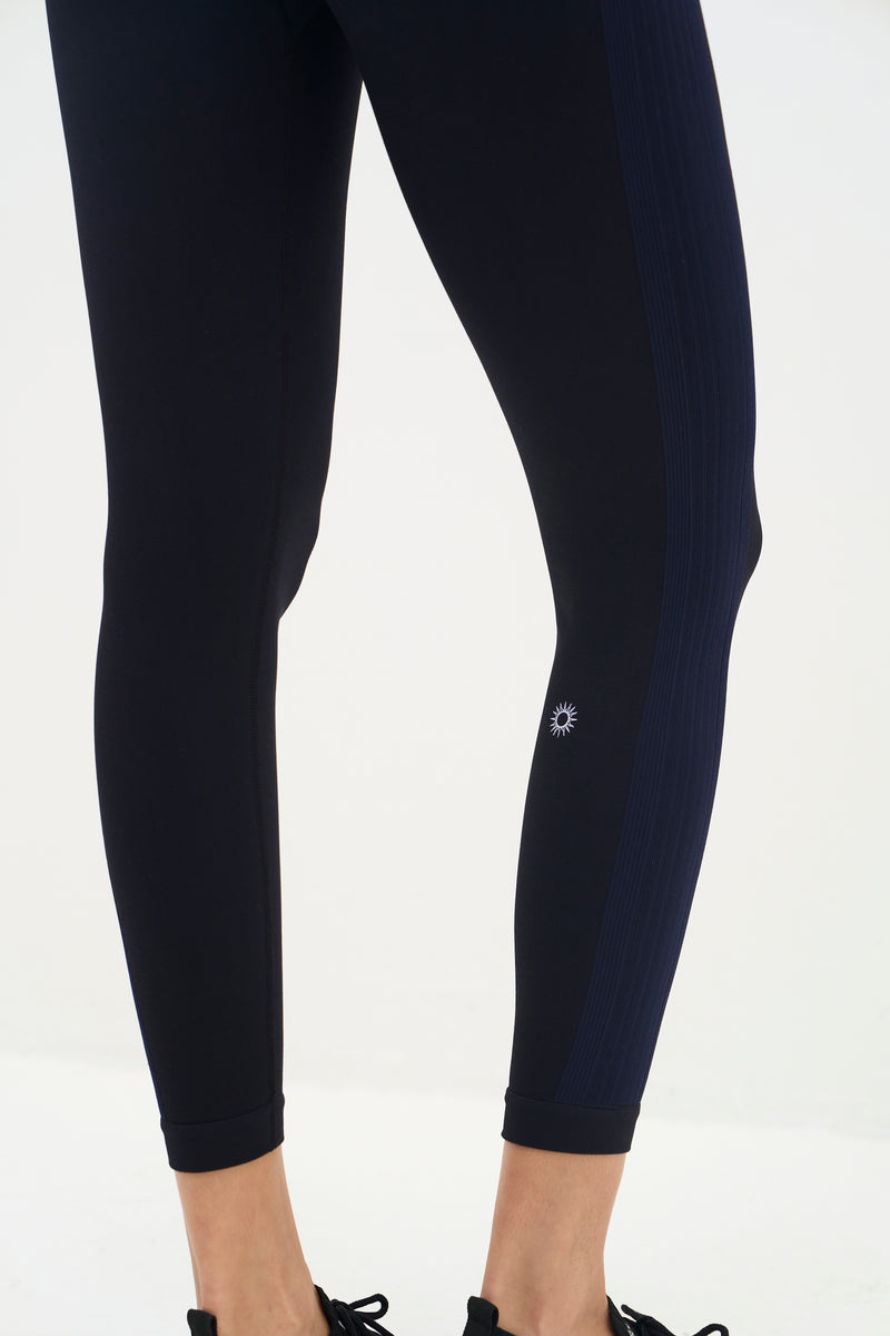 Malte Leggings - Black And Blue - Women