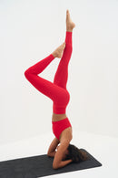 Legging Lotus - Rouge - Femme