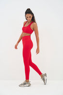 Legging Lotus - Rouge - Femme