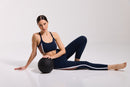Legging Malte - Bleu/Marron - Femme