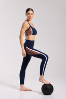 Legging Malte - Bleu/Marron - Femme