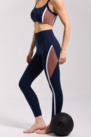 Legging Malte - Bleu/Marron - Femme