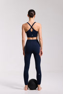 Legging Malte - Bleu/Marron - Femme