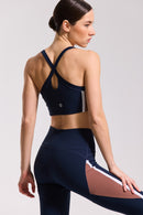 Legging Malte - Bleu/Marron - Femme
