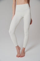 zoom sur le Legging Sport Femme Taille Haute blanc