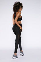 Maria Running Tights With Pocket - Black