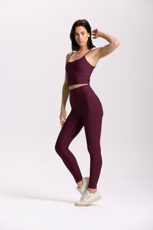 Legging Lotus - Bordeaux