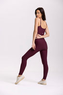 Legging Lotus - Bordeaux