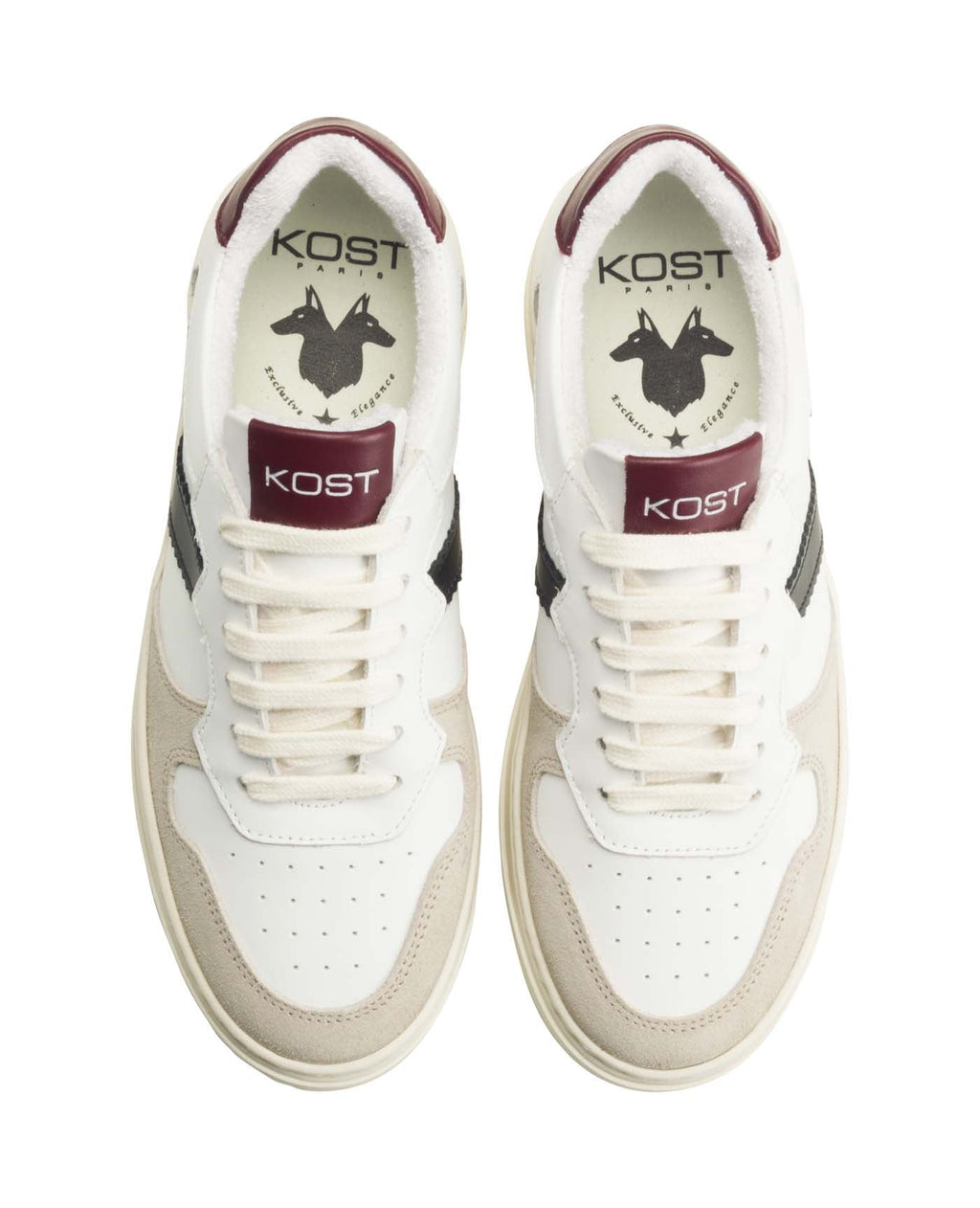 Legend F Bianco+Bordeaux