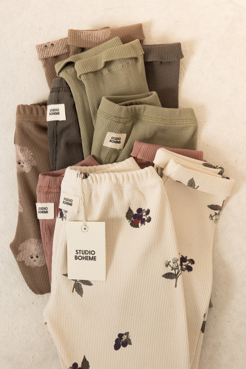 Leggings Blackberry Rom Pom Crudo