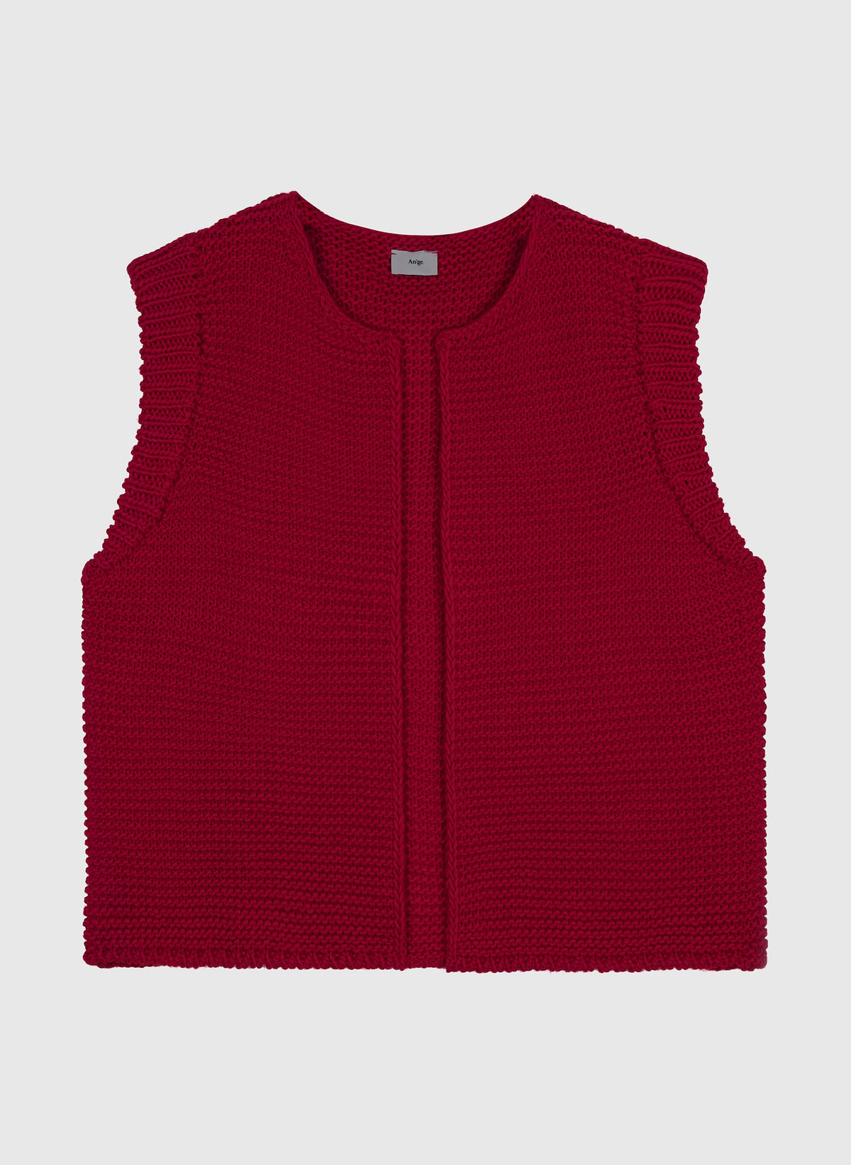 Cardigan Sans Manche Legringoly Cerise