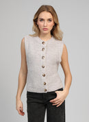 Cardigan Sans Manche Lejicky Lin