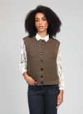 Cardigan Sans Manche Lejicky Militaire