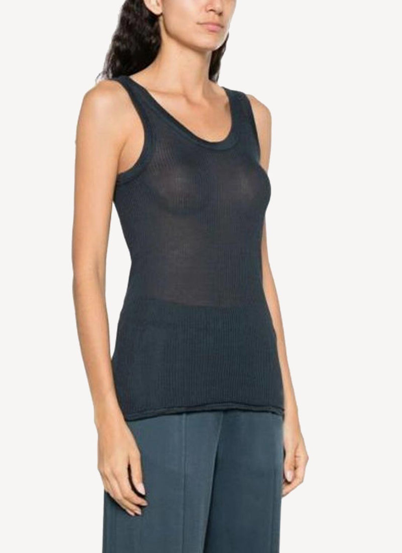 Lemaire - Top - Dark Blue - Femme