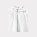 Blouse Lemongrass blanc en coton - Sélection Caramel à retrouver sur amaetc.com, concept store eco friendly pour enfants