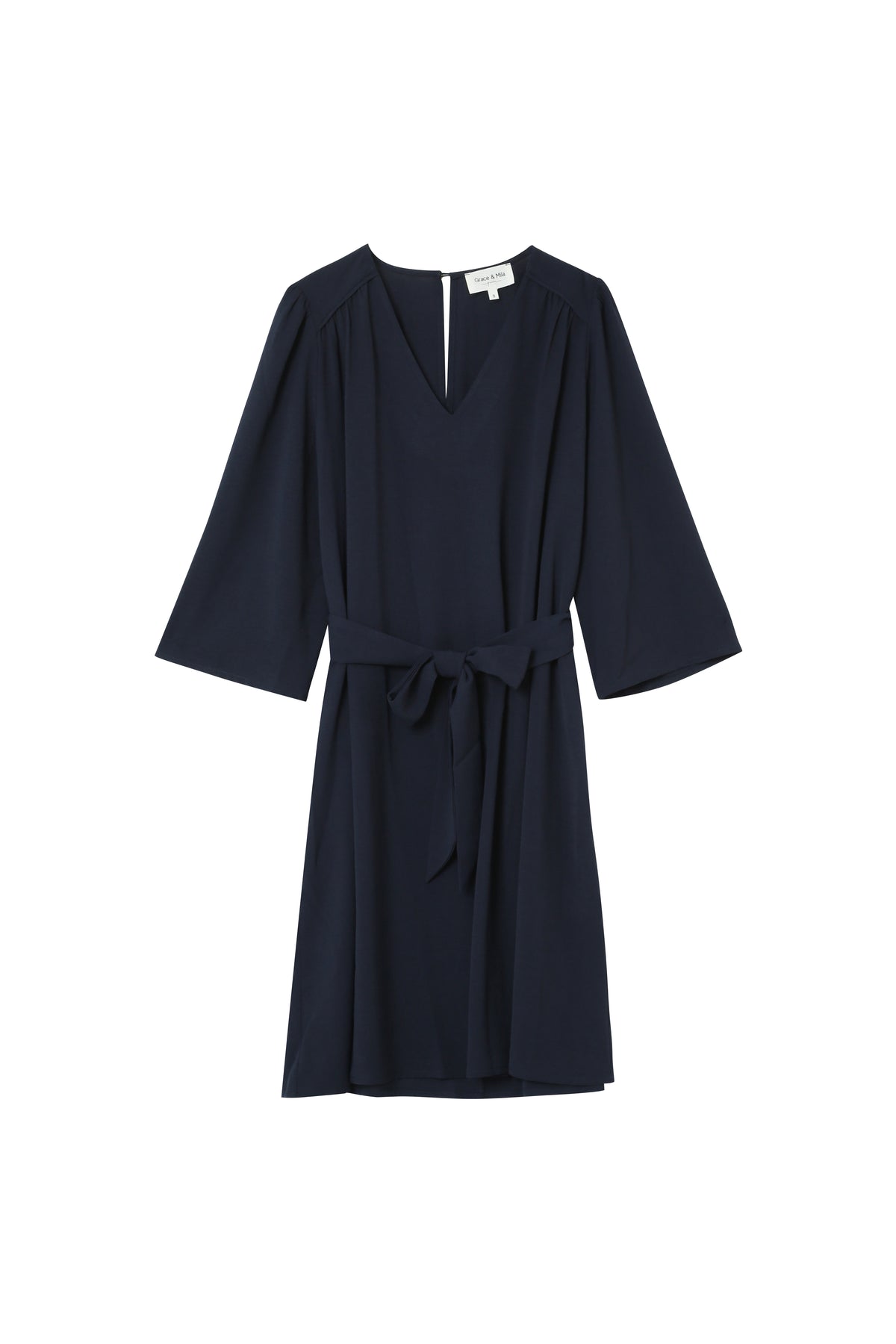 Vestido corto Lena - Azul marino