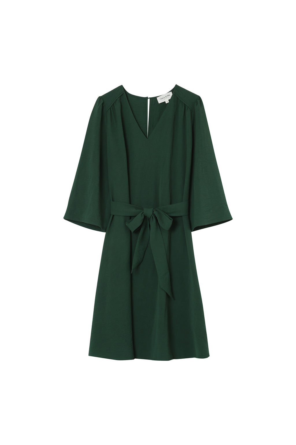 Vestido corto Lena - Verde