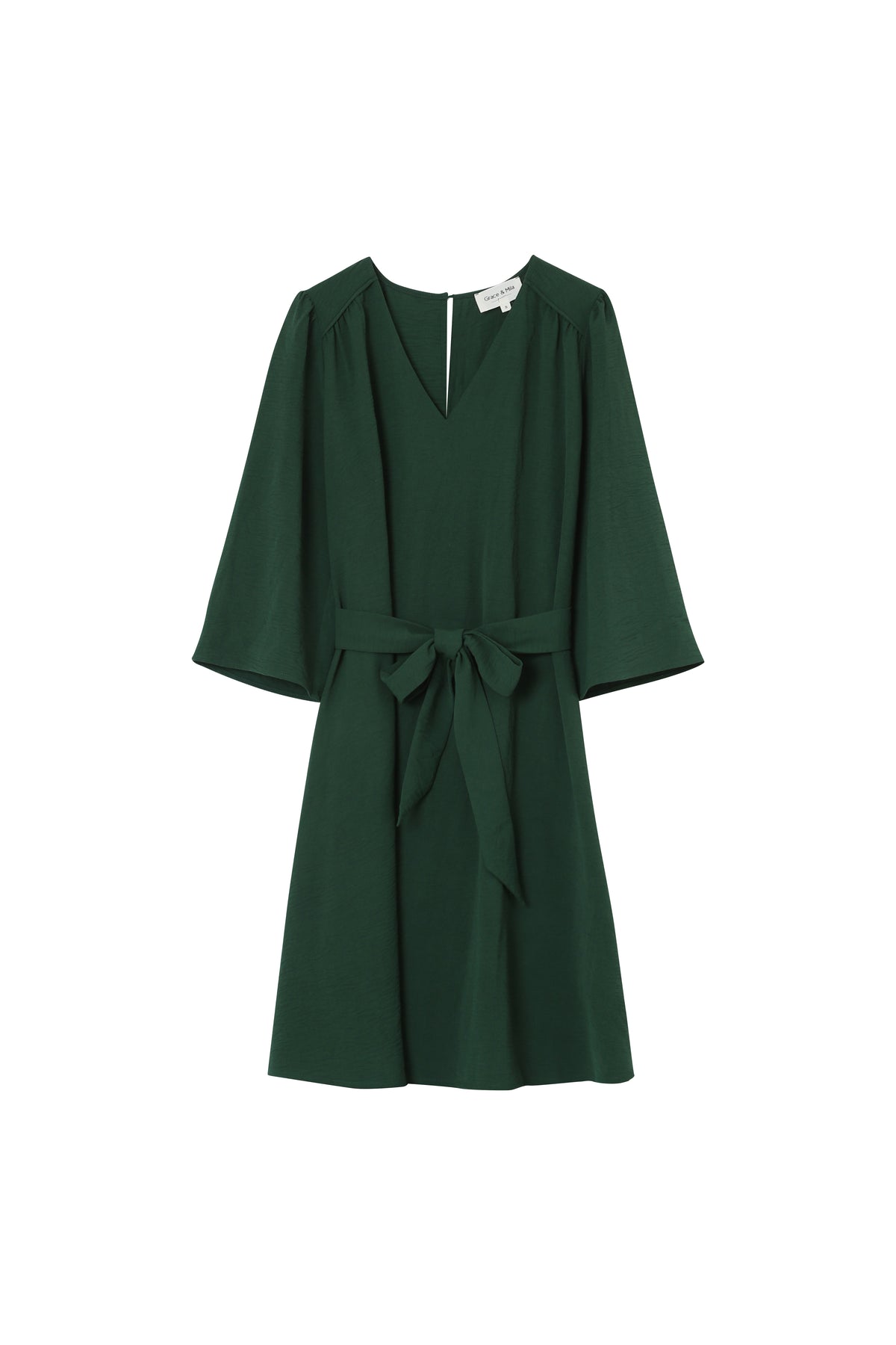 Vestido corto Lena - Verde