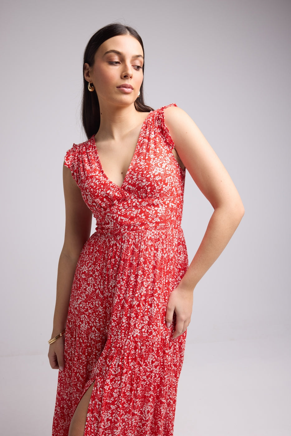 Vestido Largo - Lenny Long - Rojo
